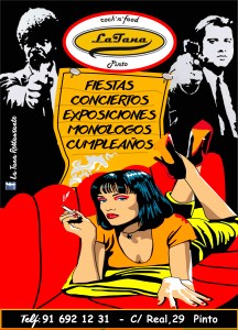 CARTEL_01_LA TANA ROCK´&´FOOD Edu Locomotoro